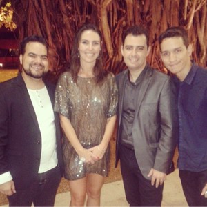 Casamento com a presen�a da Jornalista Glenda Kozlowski, super educada e simp�tica!